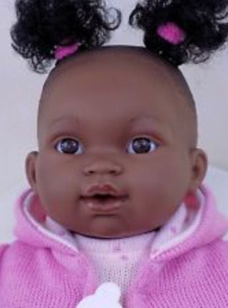 Black Crying/Talking doll - Amelia 38cm -50% off