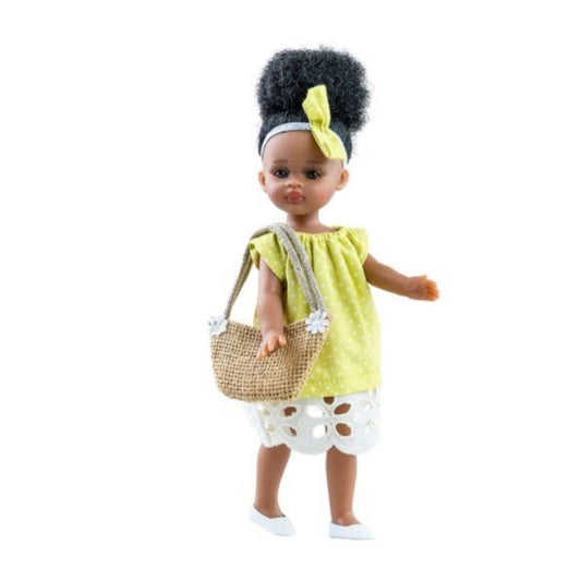 Afro hair mini doll Noa 21cm