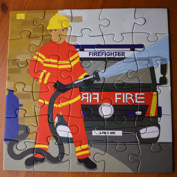 Firefighter Jigsaw Puzzle - 30 Pieces with Free Download